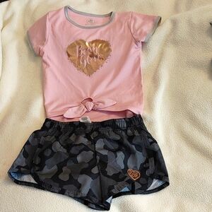 Body glove little girl active set size 4 NWOT